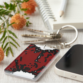 Llavero Your Taste, Your Power – Abstract Red & Black 