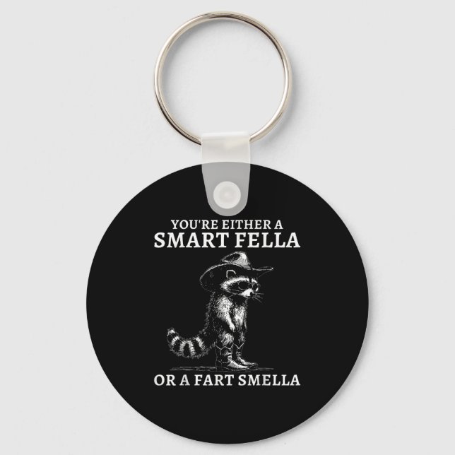 Llavero You're Either A Smart Fella Or A Fart Smella Vinta (Anverso)