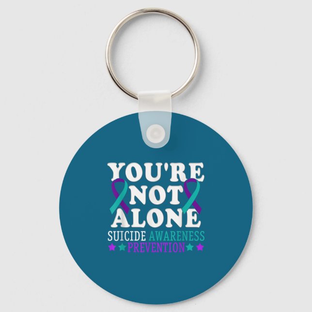 Llavero You're Not Alone Depression Suicide Prevention Awa (Anverso)