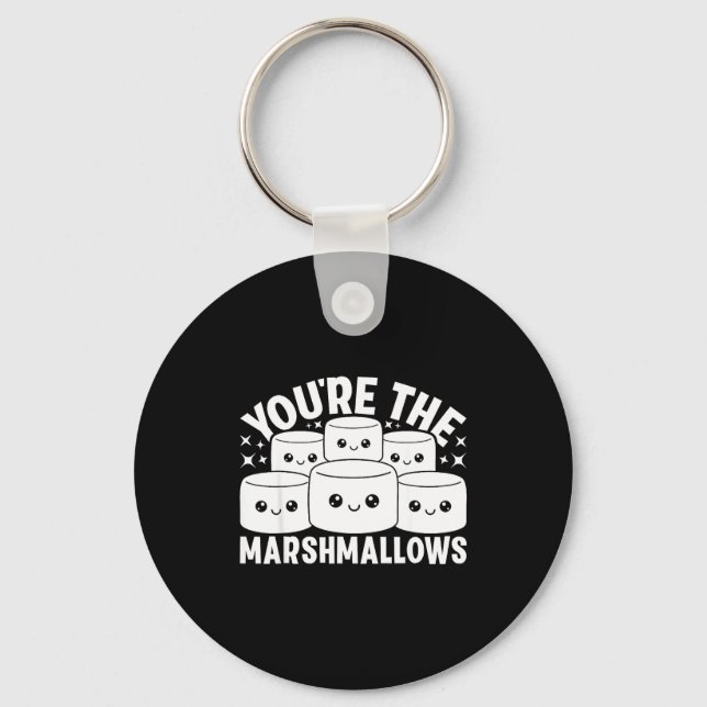 Llavero You're The Marshmallows To My Hot Cocoa Valentine' (Anverso)