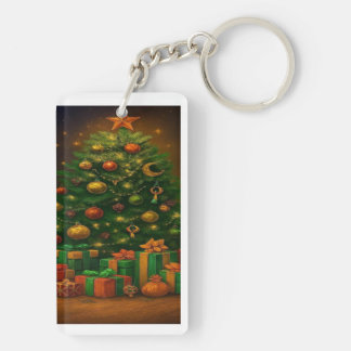 Llavero Yuletide Glow: Tree of Wonder Keychain