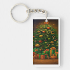 Llavero Yuletide Glow: Tree of Wonder Keychain