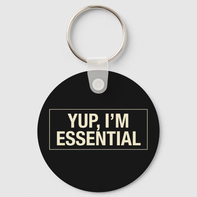 Llavero Yup Im Essential (Anverso)