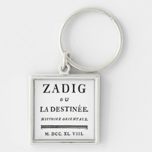 Llavero Zadig, o el libro del destino - Descartes