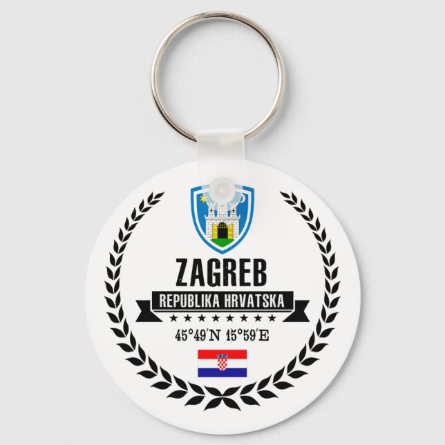Llavero Zagreb (Anverso)