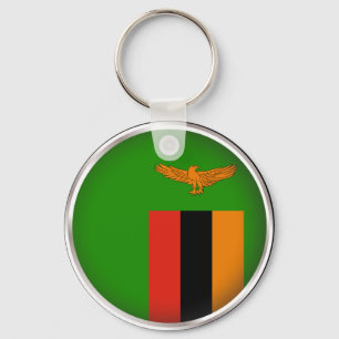 Llavero Zambia redonda