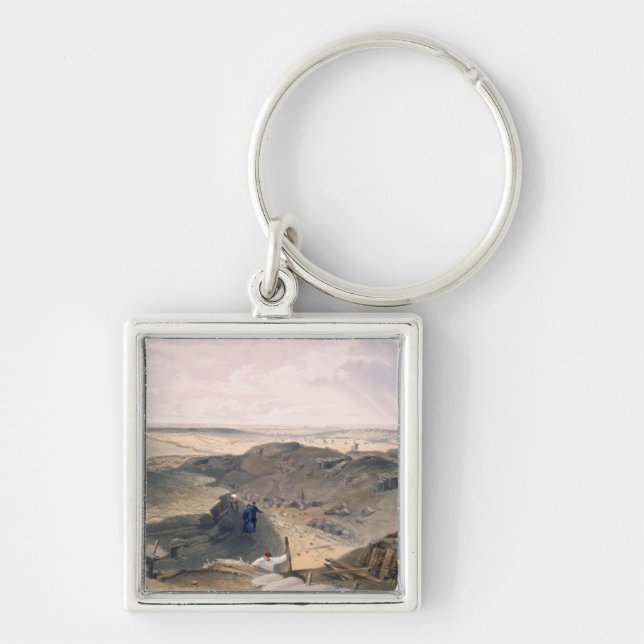 Llavero Zanja del Malakoff, placa 'de Seat de la guerra (Frente)