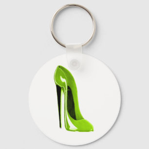 Llavero Zapato Lime Green Stiletto
