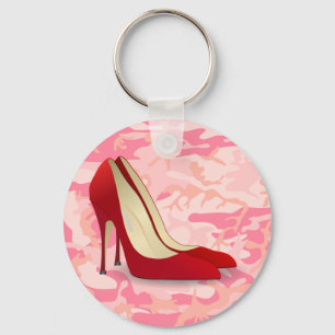 Llavero zapatos altos rojos