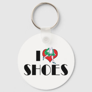 Llavero Zapatos del Corazón que Amo - Amante de Zapatos de