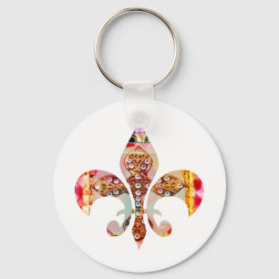Llavero ZazzleRocks: Serie Fleur-de-Lis