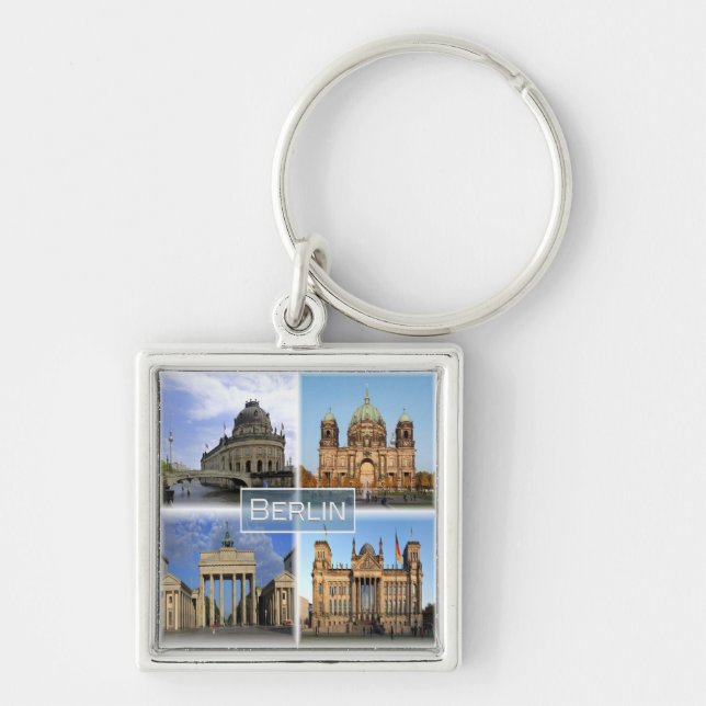 Llavero zDE018 BERLIN Alemania, (Frente)