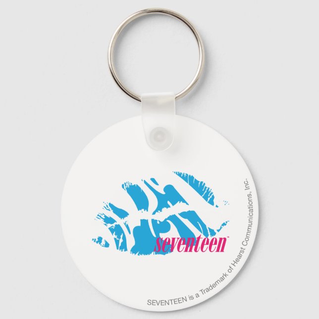 Llavero Zebra Aqua (Anverso)