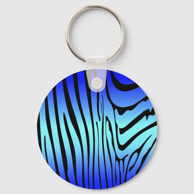 Llavero Zebra Blue (Anverso)