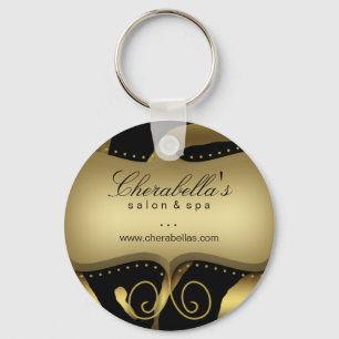 Llavero Zebra Key Chain Gift de oro animal negro