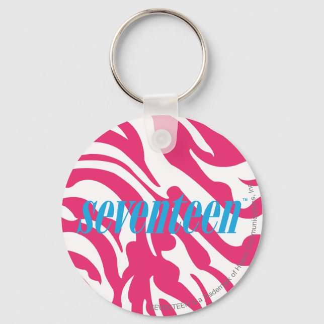 Llavero Zebra Magenta (Anverso)