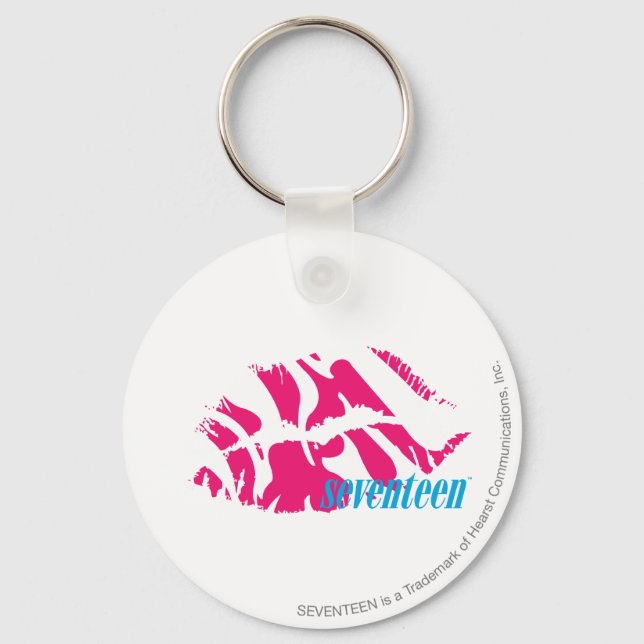 Llavero Zebra Magenta (Anverso)