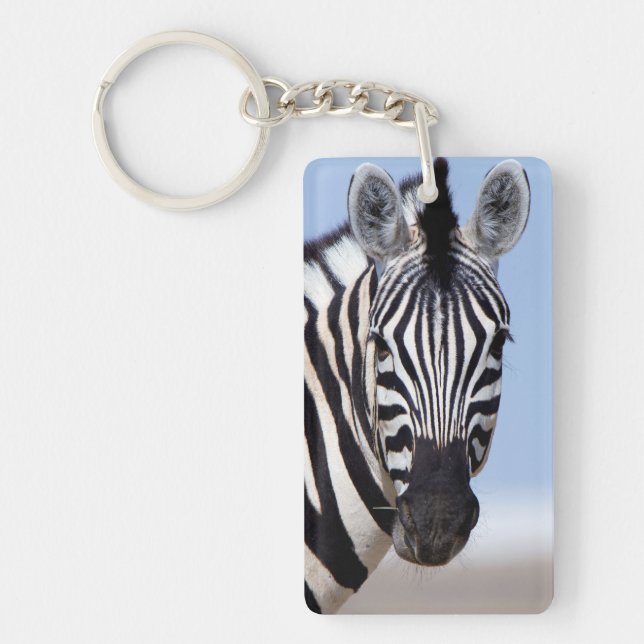 Llavero Zebra mirándote (Frente)