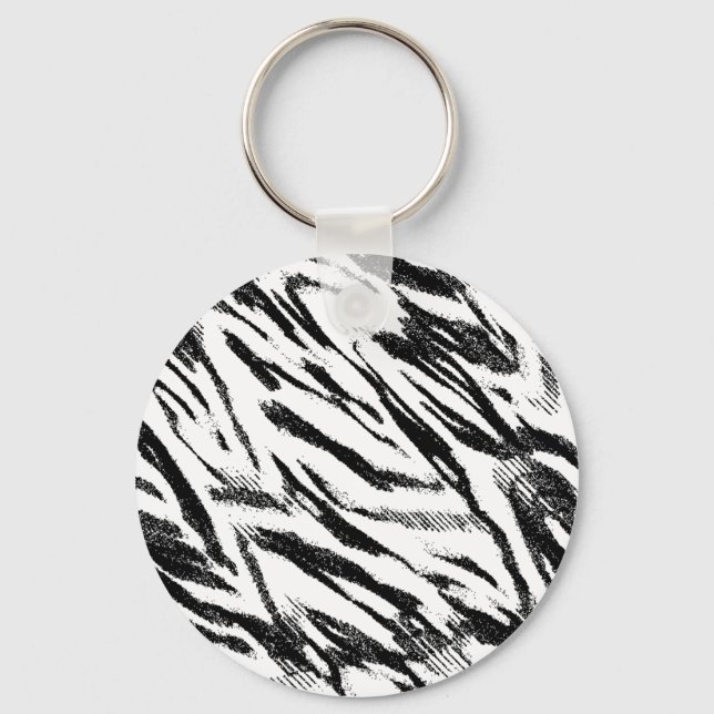Llavero Zebra Print Inspired Keychain (Anverso)