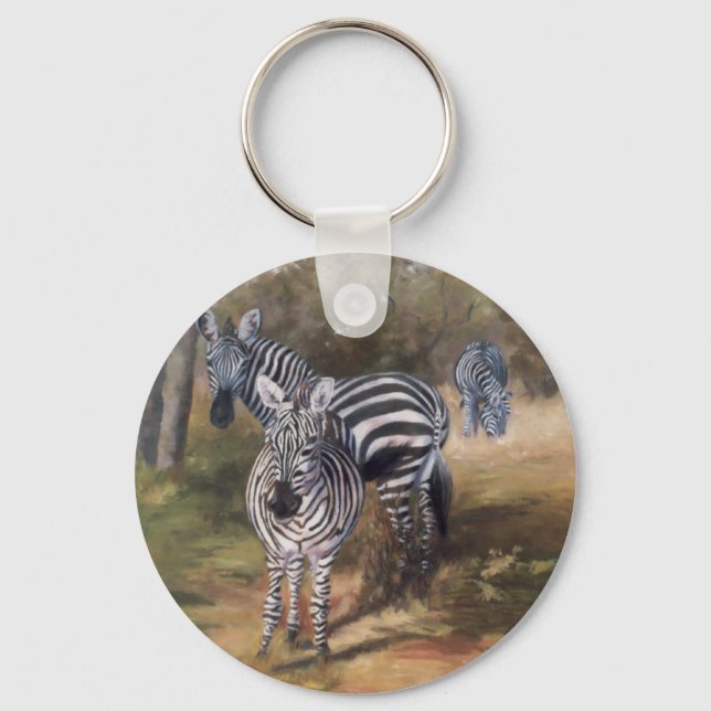 Llavero Zebras Keychain (Anverso)