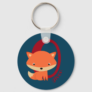 Llavero Zero Fox Given - lindo zorro rojo sarcástico