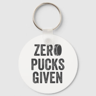 Llavero Zero Pucks Given Sarcastic Adult Hockey Men's Wome