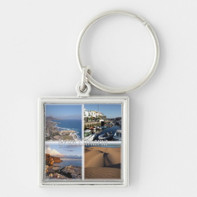 Llavero zES005 GRAN CANARIA, Islas Canarias, Keychain (Frente)