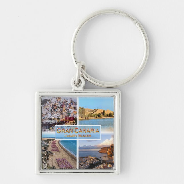 Llavero zES008 LAS PALMAS Gran Canaria, (Frente)