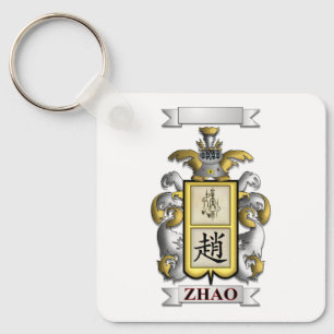 Llavero Zhao Apellido y Escudo