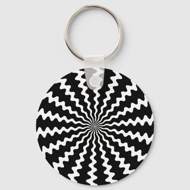 Llavero Zig Zag Spiral Keychain (Anverso)