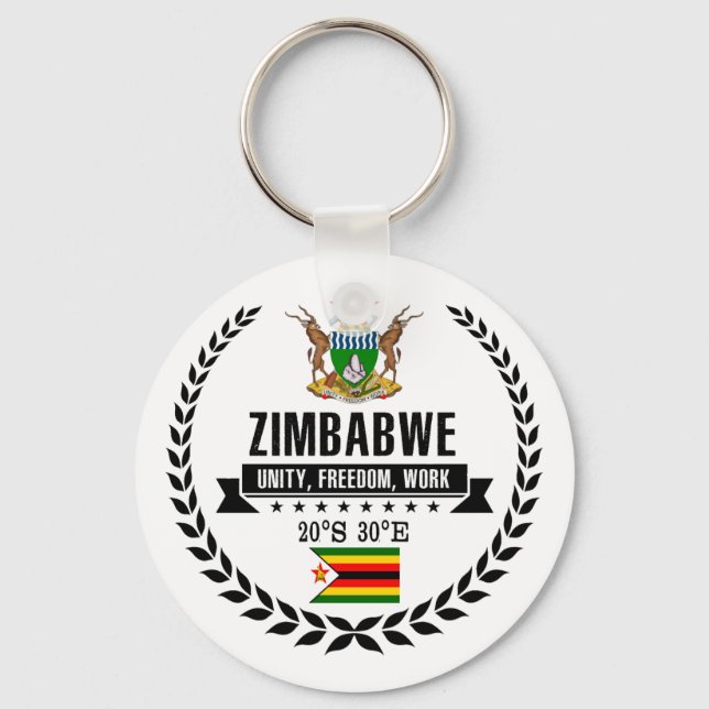 Llavero Zimbabue (Anverso)