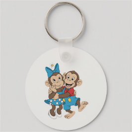 Llavero Zina and Mimo are flirting.