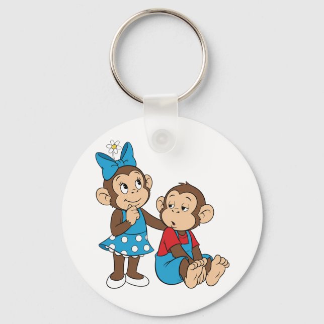 Llavero Zina and Mimo: Love and indifference (Anverso)