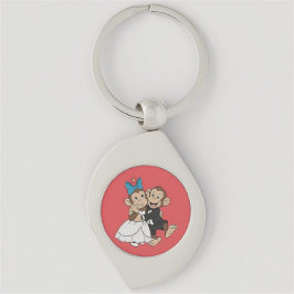 Llavero Zina & Mimo are the bride and groom.