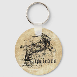 Llavero Zodiaco Capricornio Vintage