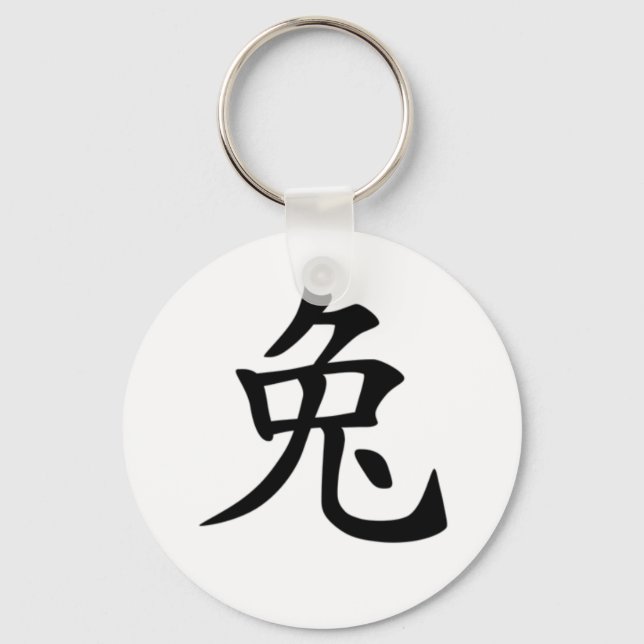 Llavero Zodiaco chino - Conejo (Anverso)