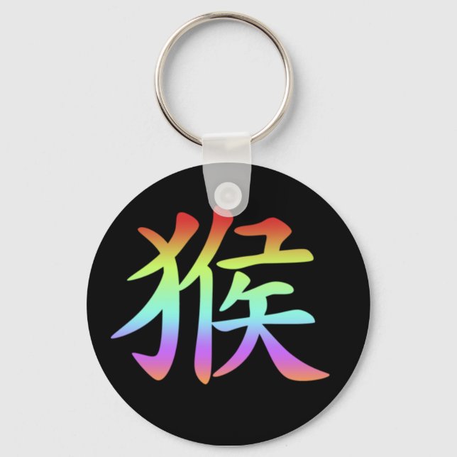 Llavero Zodiaco chino - mono (Anverso)