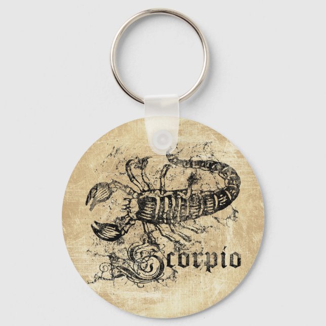 Llavero Zodiaco Escorpio Vintage (Anverso)