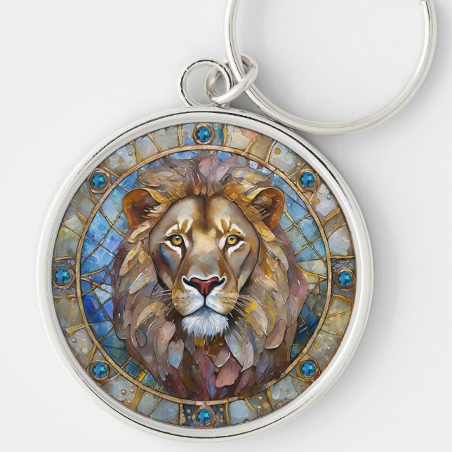 Llavero Zodíaco - Leo el León (Frente)