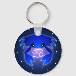 Llavero Zodiaco lindo del cáncer