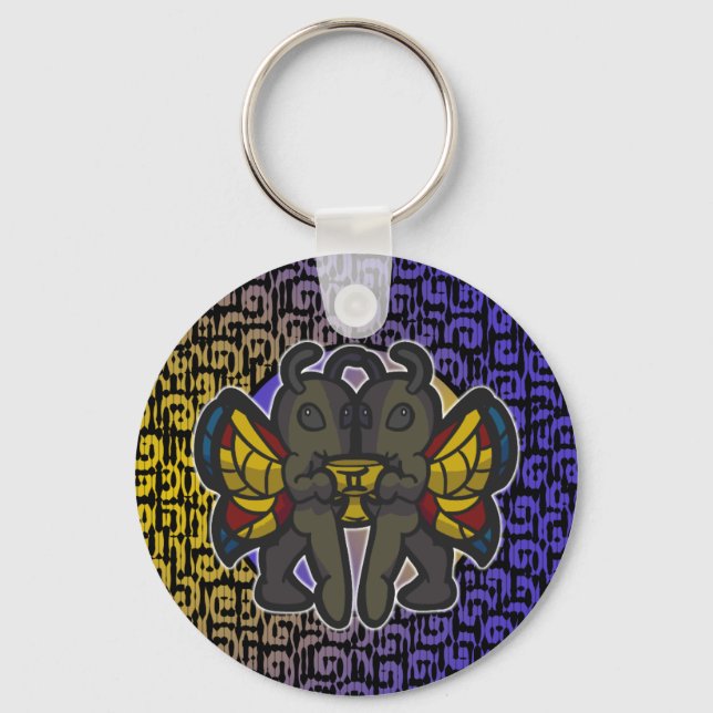 Llavero Zodiaco occidental - Keychain de Gemini (Anverso)