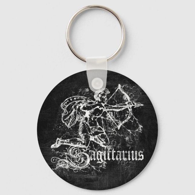 Llavero Zodiaco Sagitario Vintage (Anverso)