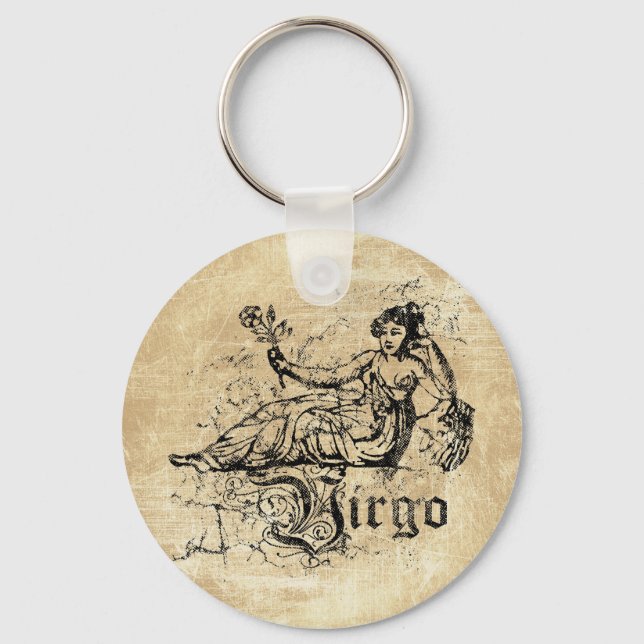 Llavero Zodiaco Virgo Antiguo (Anverso)