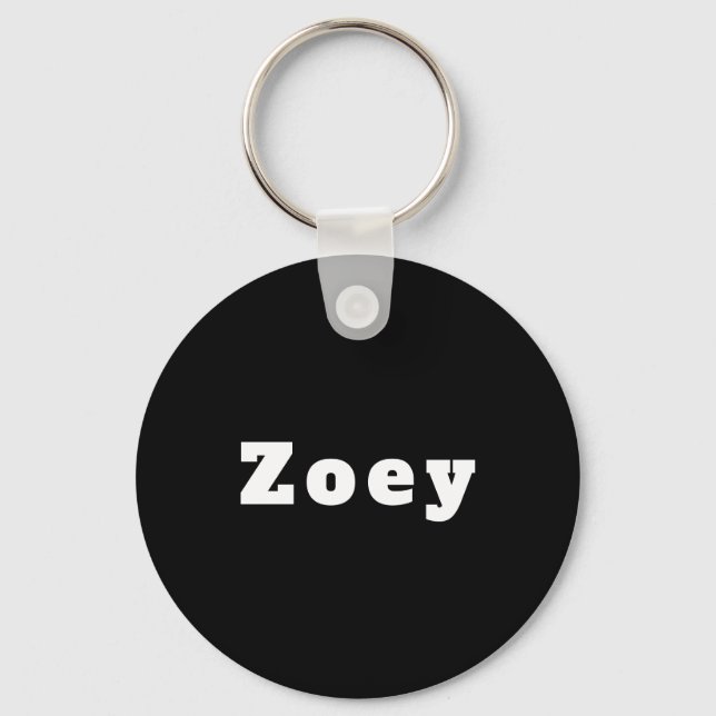 Llavero Zoey (Anverso)