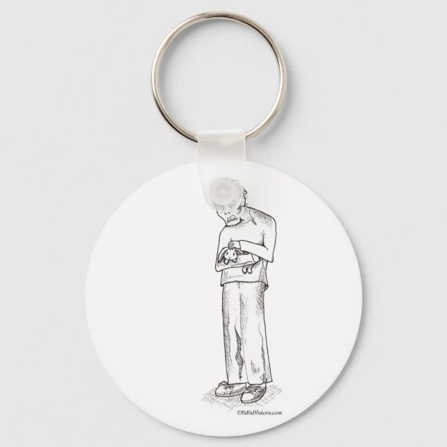 Llavero Zombie con Bunny (Anverso)