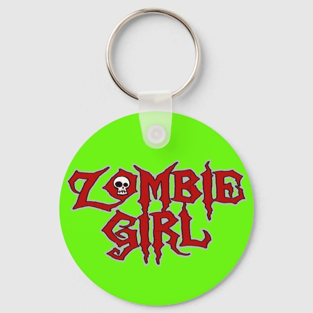 Llavero Zombie Girl (Anverso)