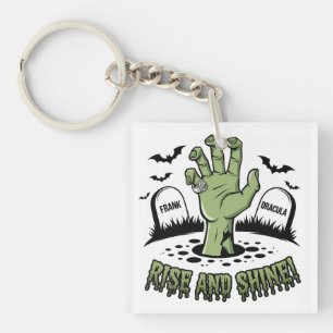 Llavero Zombie Hand Rising Halloween Diseño divertido y es