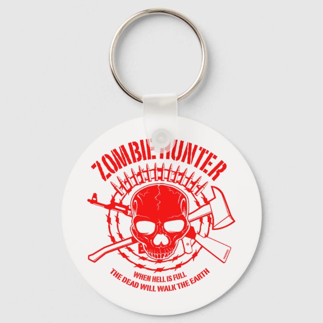 Llavero Zombie Hunter Keychain (Anverso)