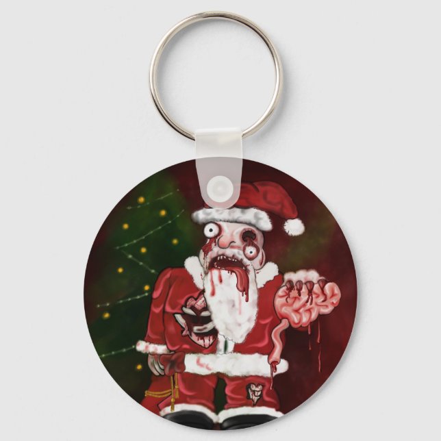 Llavero Zombie Santa Keychain (Anverso)