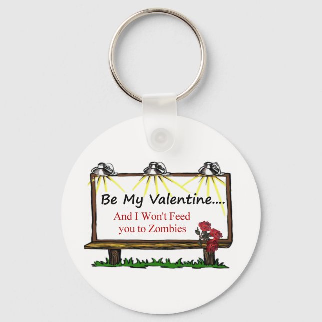 Llavero Zombie Valentine (Anverso)